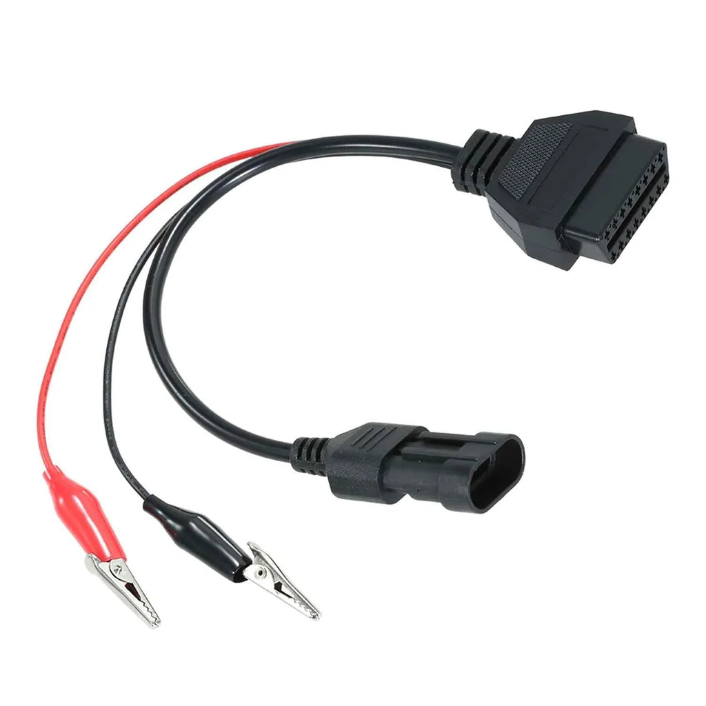OBD1 till OBD2 3 - Pin Adapterkabel för Fiat, Alfa Romeo & Lancia – 16 Pin Diagnoskabel - Felkodsläsare