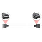 OBD1 till OBD2 Adapter 14 Pin till 16 Pin Diagnoskabel för Nissan - Felkodsläsare