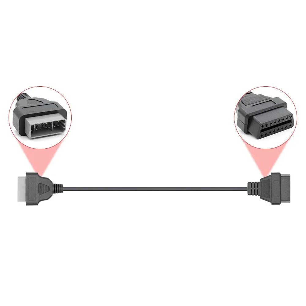 OBD1 till OBD2 Adapter 14 Pin till 16 Pin Diagnoskabel för Nissan - Felkodsläsare