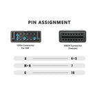 OBD1 till OBD2 GM Adapter – 12 - pin till 16 - pin Diagnoskabel för GM - fordon - Felkodsläsare