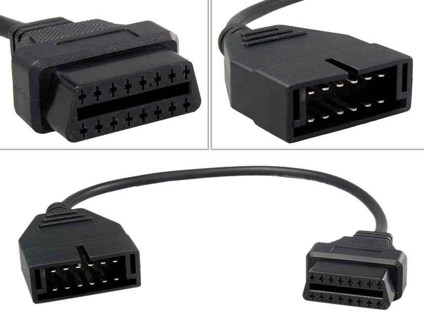 OBD1 till OBD2 GM Adapter – 12 - pin till 16 - pin Diagnoskabel för GM - fordon - Felkodsläsare