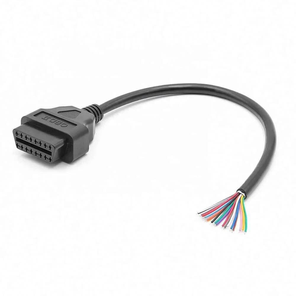 OBD2 16 Pin Female Connector till DIY Förlängningskabel - Felkodsläsare