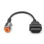 OBD2 - kabel för Harley Davidson 6PIN till 16PIN OBD2 - adapter - Felkodsläsare