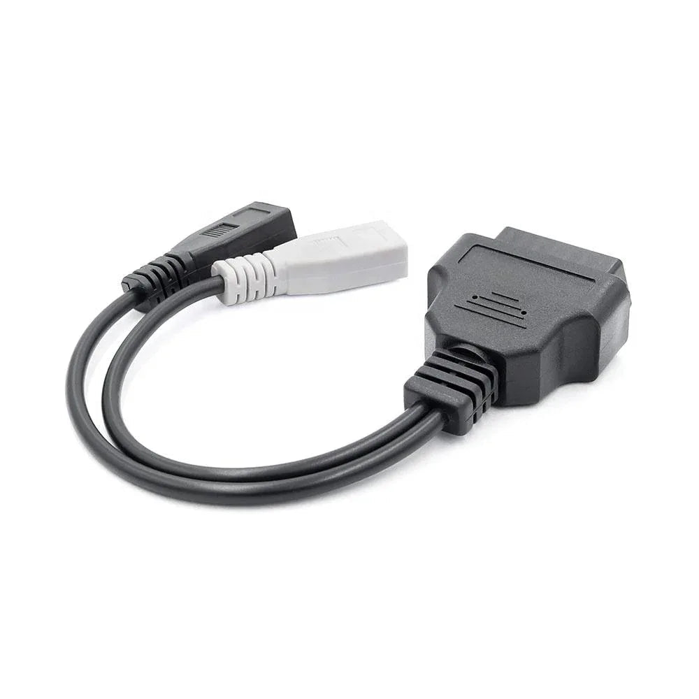 OBD2 till 2+2 Pin VAG Adapter – 16 - polig OBD II till 2x2 Diagnoskabel för VW, Audi, Skoda och Seat - Felkodsläsare