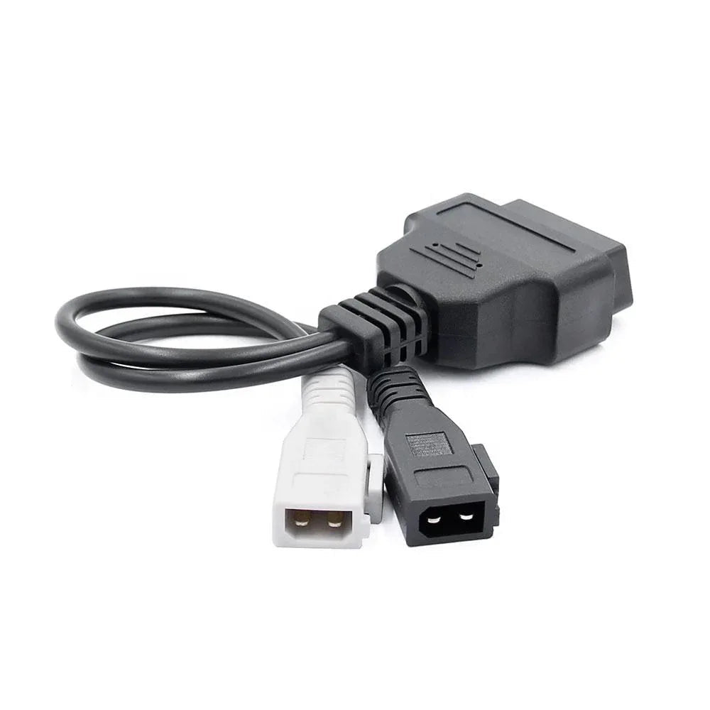 OBD2 till 2+2 Pin VAG Adapter – 16 - polig OBD II till 2x2 Diagnoskabel för VW, Audi, Skoda och Seat - Felkodsläsare