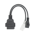 OBD2 till 2+2 Pin VAG Adapter – 16 - polig OBD II till 2x2 Diagnoskabel för VW, Audi, Skoda och Seat - Felkodsläsare