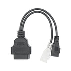 OBD2 till 2+2 Pin VAG Adapter – 16 - polig OBD II till 2x2 Diagnoskabel för VW, Audi, Skoda och Seat - Felkodsläsare