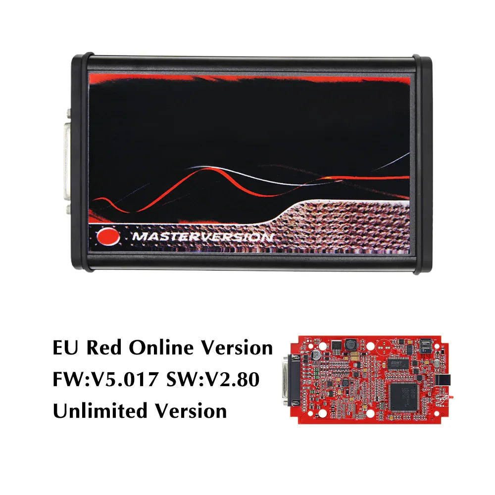 Original Red Board Kess V5.017 OBD2 ECU Chip Tuning Tool - Felkodsläsare