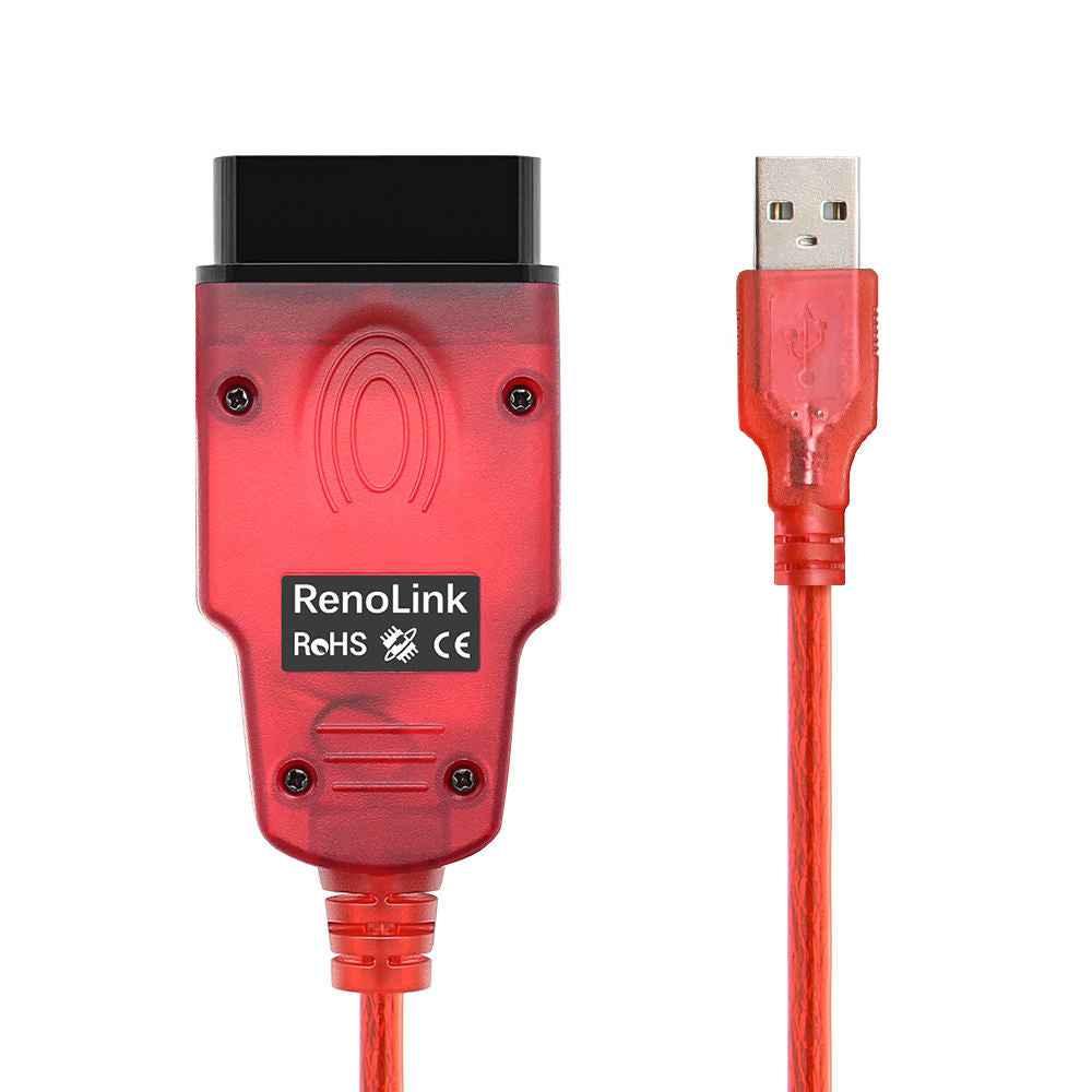 Renolink V2.10 Car Diagnostic Cable – OBD2 ECU Programmer för Renault & Dacia - Renolink