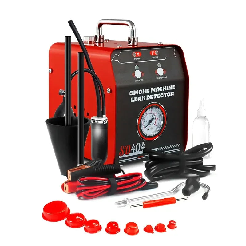 SD404 Exhausts System Test 12V – EVAP Smoke Machine & Läckdetektor med Tryckmätare - Felkodsläsare