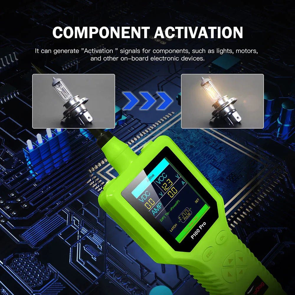 TopDiag Jdiag Power Probe P100 Pro - Elektrisk System Tester - JDiag
