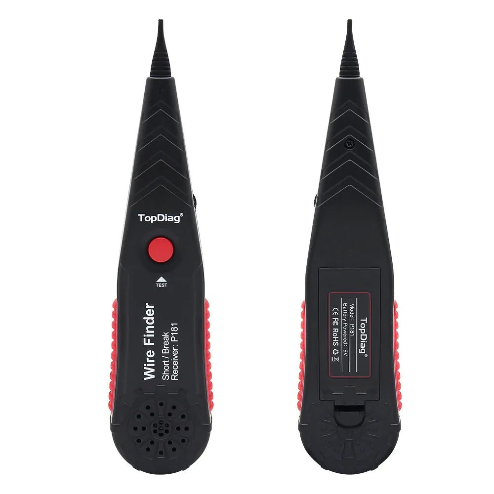 Topdiag P200 – Smart kretsprovare / Power Probe - testare med oscilloskop & batteritest (9–30V, 2,4″ TFT) - Felkodsläsare