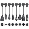 Truck Cable Kit 8in1 OBD1 till OBD2 Connector - Felkodsläsare