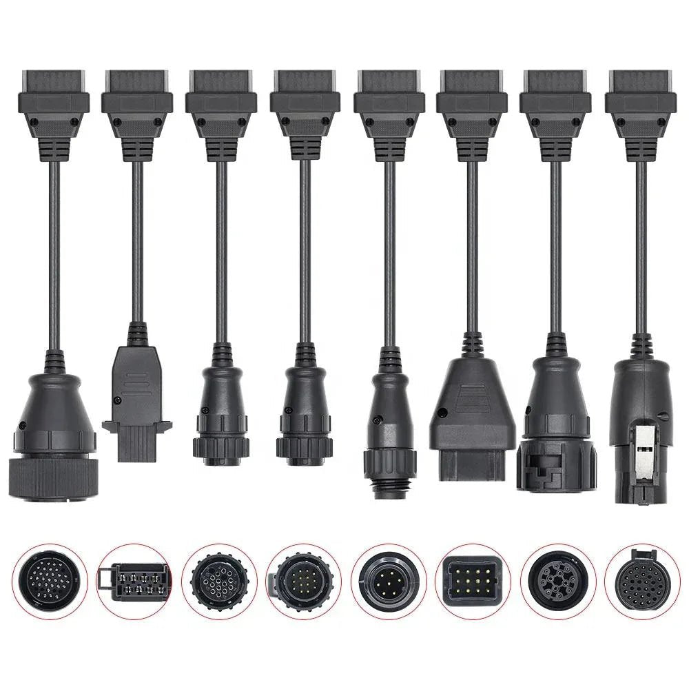 Truck Cable Kit 8in1 OBD1 till OBD2 Connector - Felkodsläsare