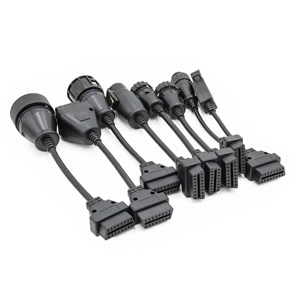 Truck Cable Kit 8in1 OBD1 till OBD2 Connector - Felkodsläsare