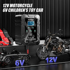 Universal Foxsur 12V Batteriladdare 6V 1.5A Automatisk Smart - Felkodsläsare