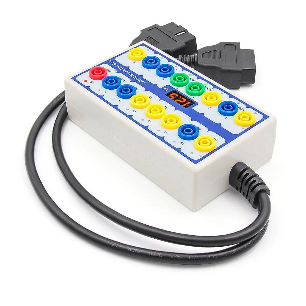Universal OBD2 Breakout Box - OBDII Diagnostic Tool - Felkodsläsare