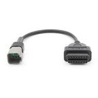 UTV 6 - pin till 16 - pin OBD Adapter – Diagnoskabel för ATV & UTV - Felkodsläsare