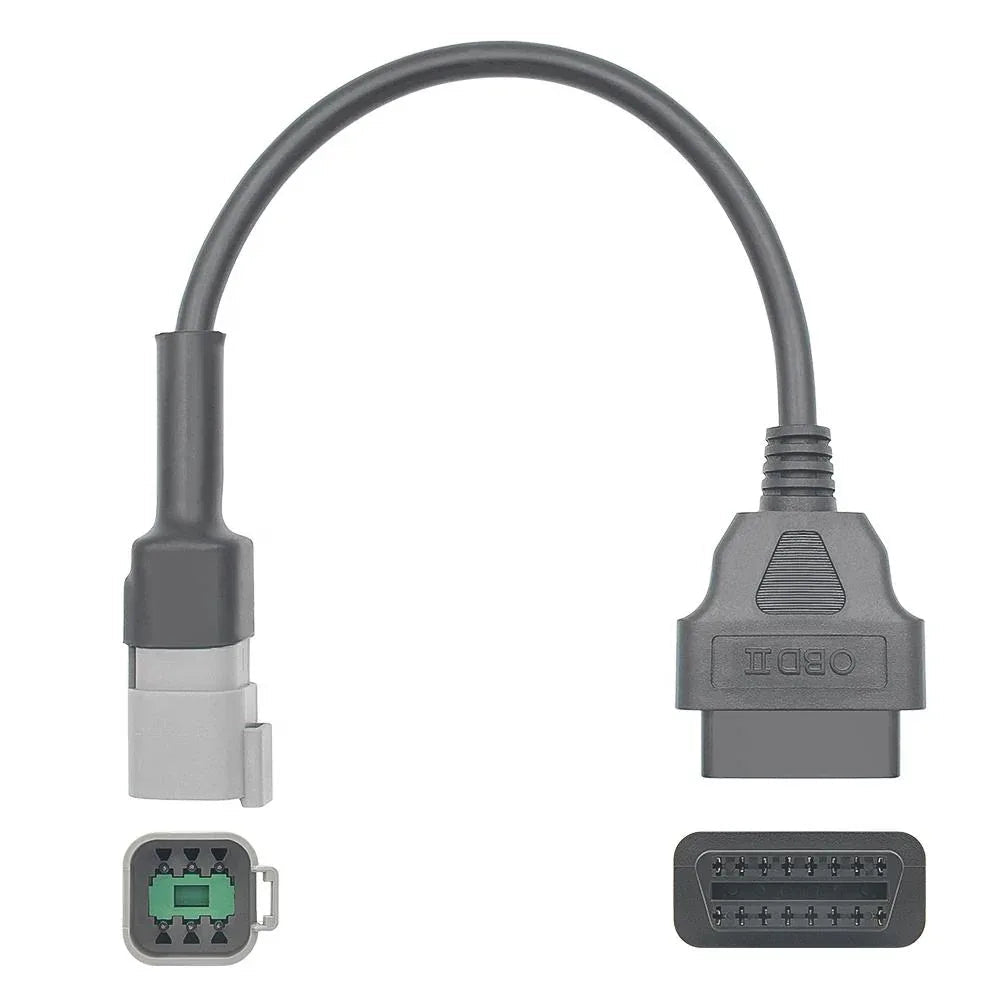 UTV 6 - pin till 16 - pin OBD Adapter – Diagnoskabel för ATV & UTV - Felkodsläsare