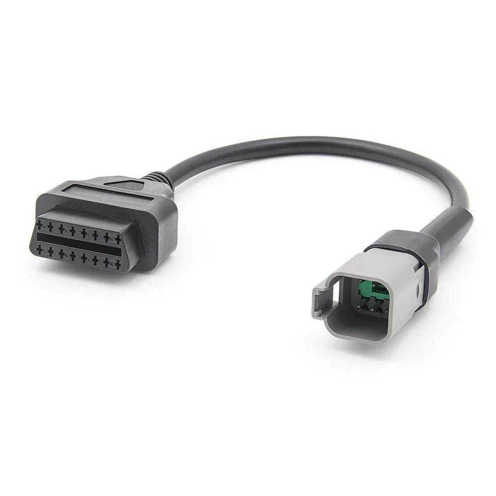 UTV 6 - pin till 16 - pin OBD Adapter – Diagnoskabel för ATV & UTV - Felkodsläsare
