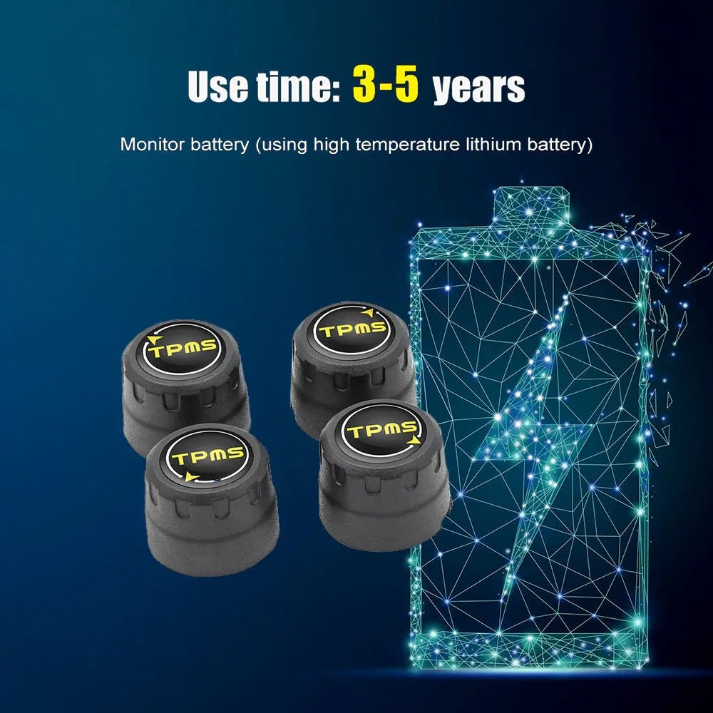 V101B Trådlös 5.0 Däcktrycksmätare för Universella Bilar - Felkodsläsare