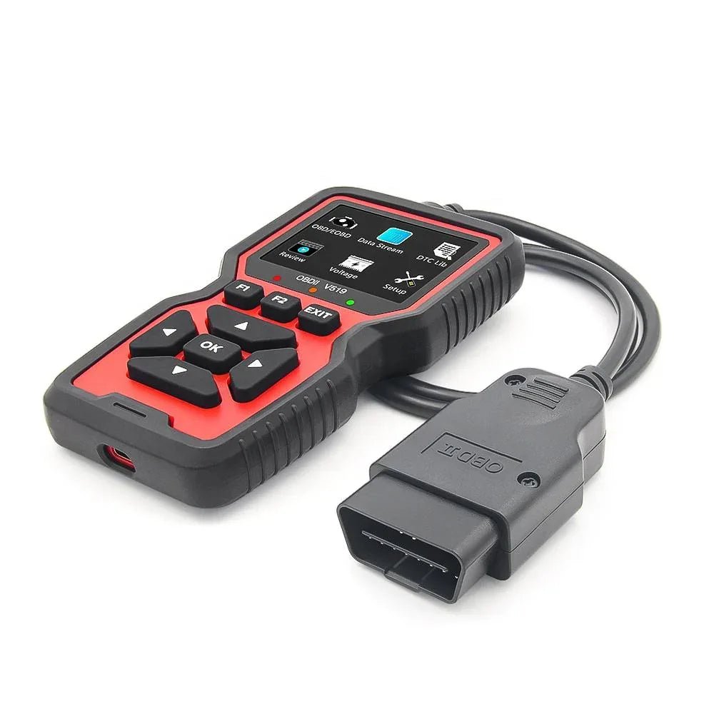 V519 OBD2 Multiverktyg – Motorfelsläsare med Mode 6 & Mode 8 - Felkodsläsare