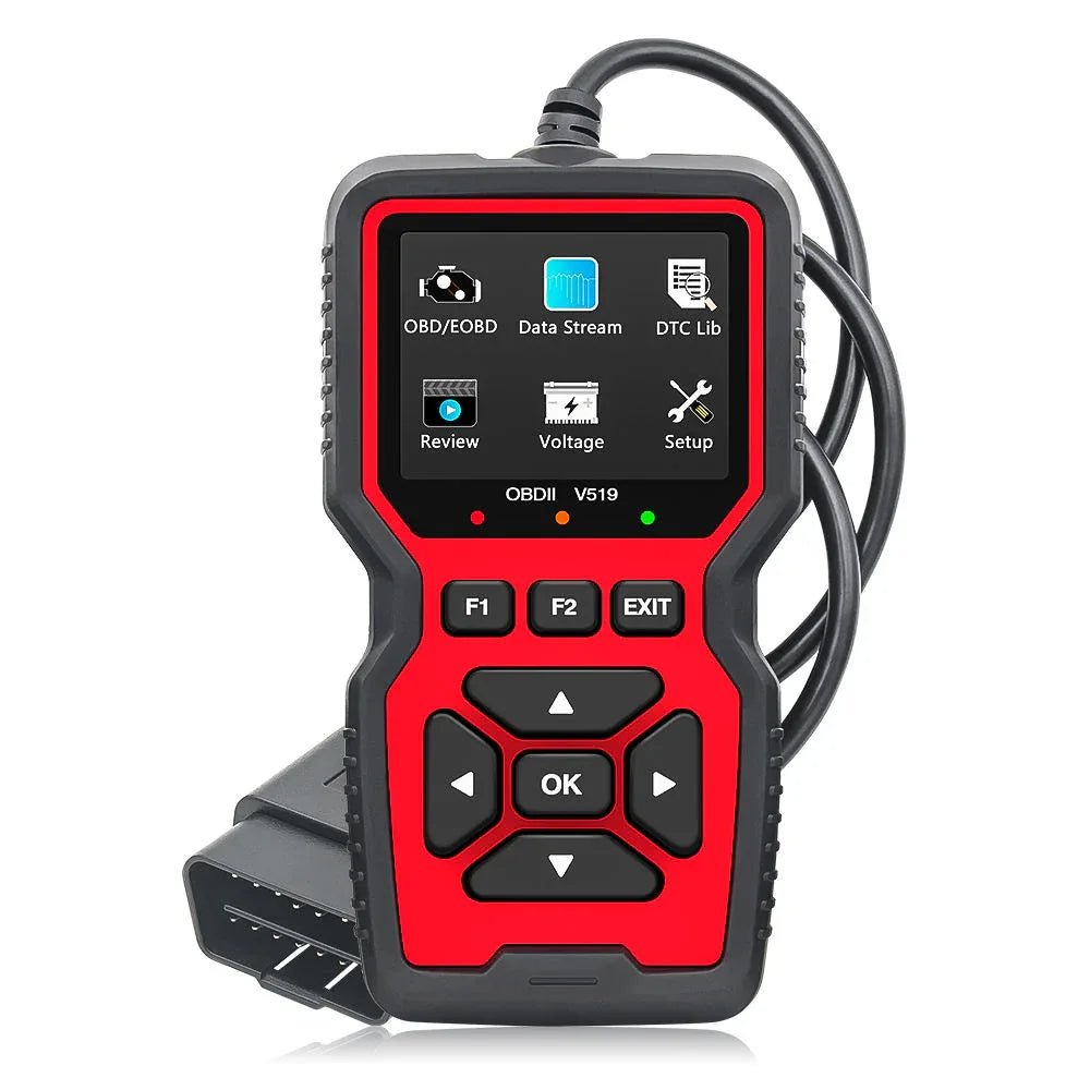 V519 OBD2 Multiverktyg – Motorfelsläsare med Mode 6 & Mode 8 - Felkodsläsare