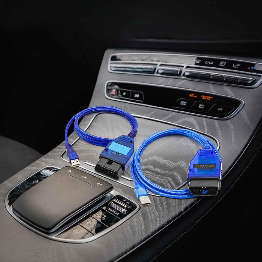 VAG KKL 409.1 med FTDI FT232RL Chip – OBD2 Diagnoskabel för VW, Audi, Skoda & Seat - Felkodsläsare