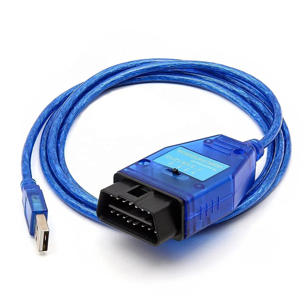 VAG KKL + Fiat ECU Scan Tool med 4 - vägs switch och FTDI FT232RL Chip - Felkodsläsare