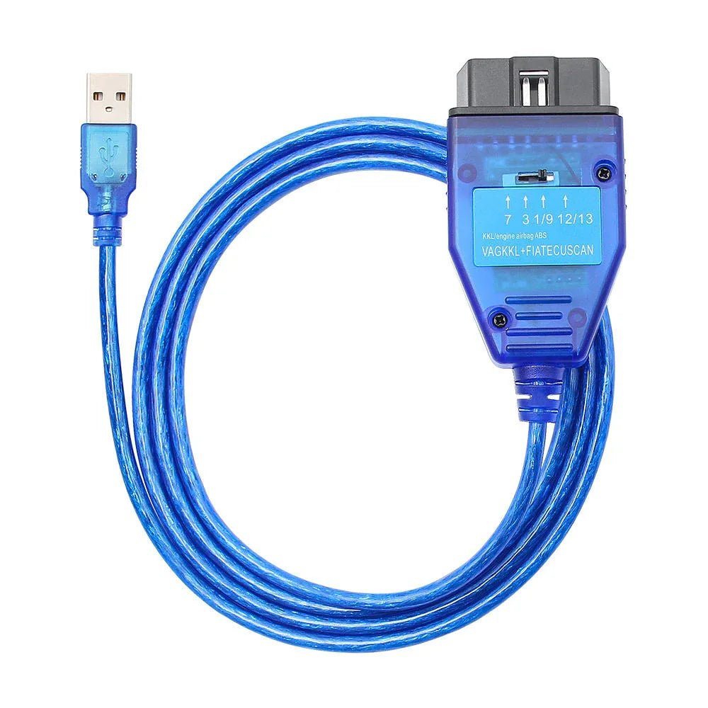 VAG KKL + Fiat ECU Scan Tool med 4 - vägs switch och FTDI FT232RL Chip - Felkodsläsare