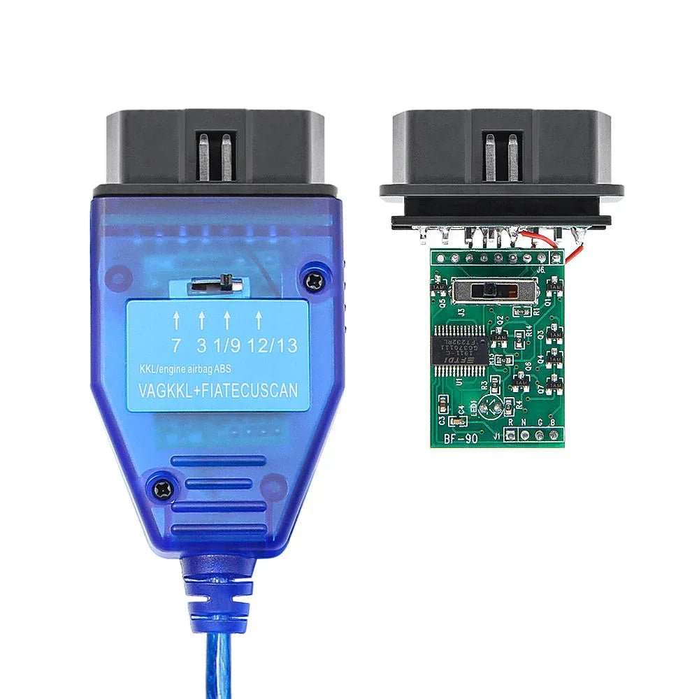 VAG KKL + Fiat ECU Scan Tool med 4 - vägs switch och FTDI FT232RL Chip - Felkodsläsare