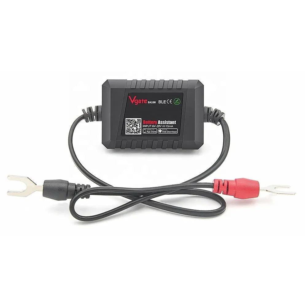Vgate BA100 – Bluetooth batteritestare & batterimonitor 6–20V (6V/12V) för Android/iOS - Vgate